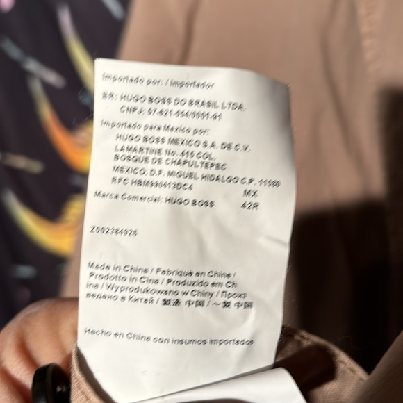 Hugo Boss Orange Men’s Tan Blazer Size 42R - Picture 8 of 8